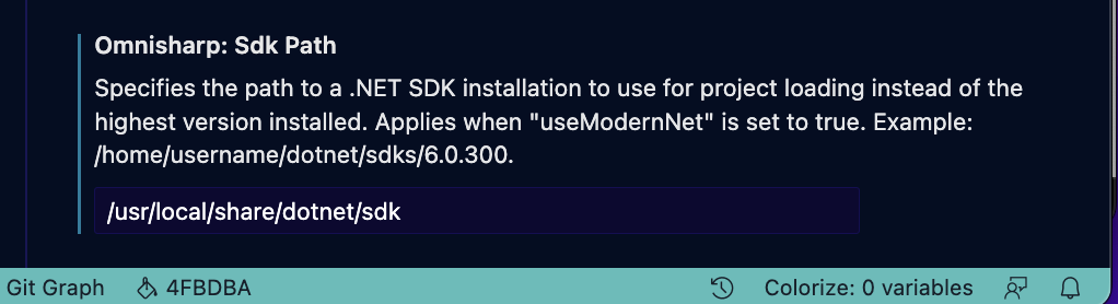 OmnisharpSDKPath